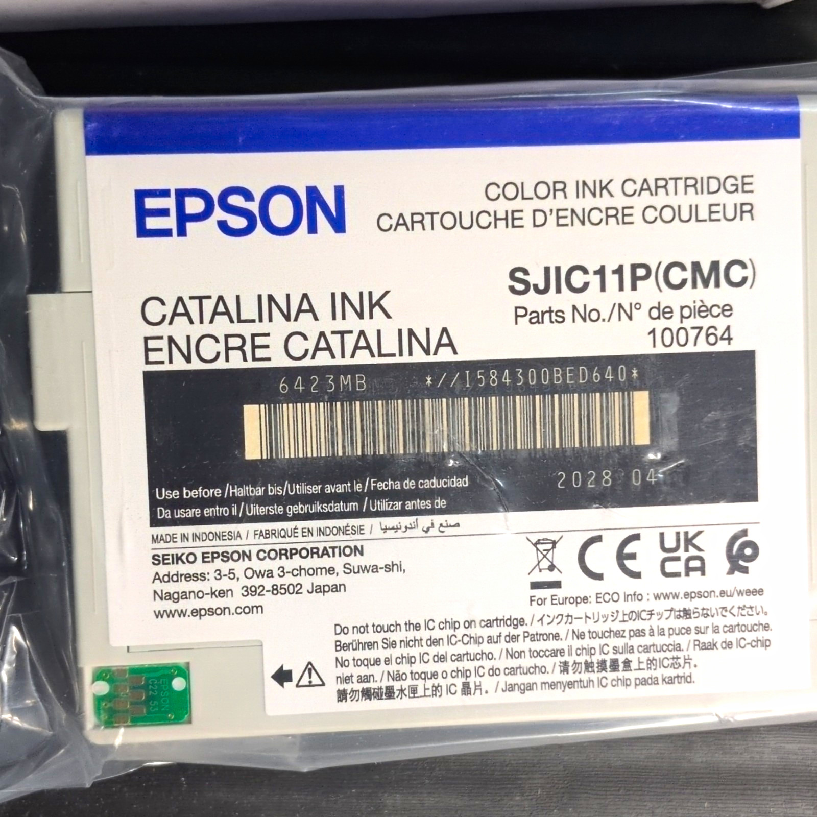 Epson Catalina Genuine/Original Color Ink Cartridge SJIC11P(CMC) 100764