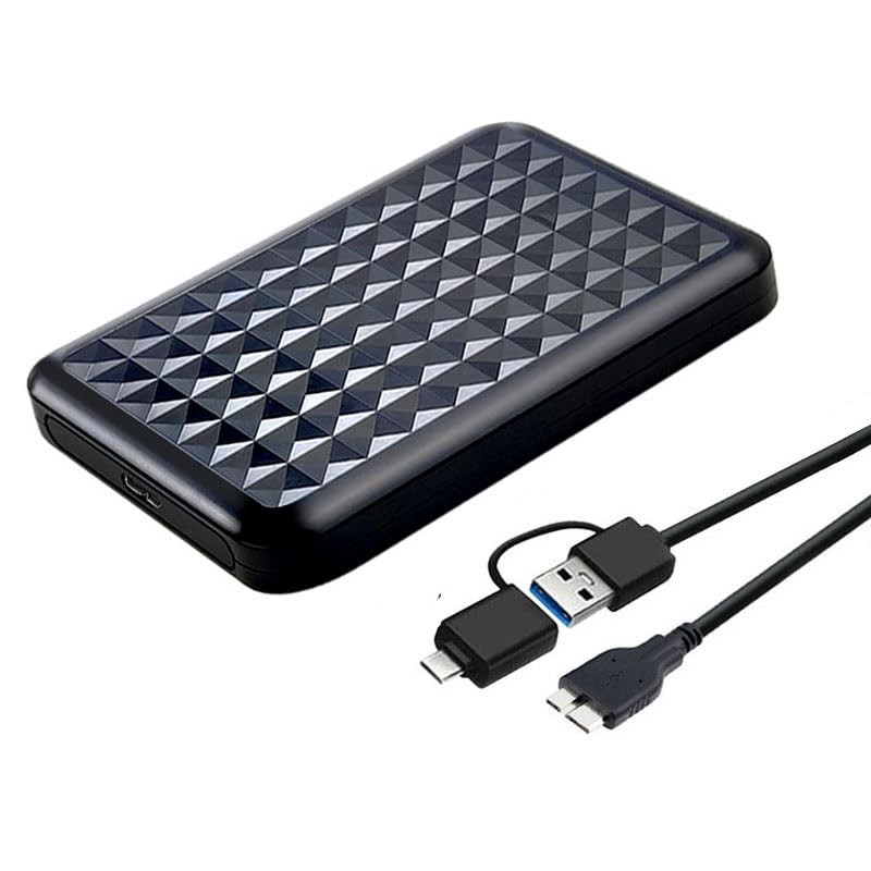 Ultra Slim Portable External Hard Drive 2.5'' USB 3.0 HDD Storage for PC, Mac...