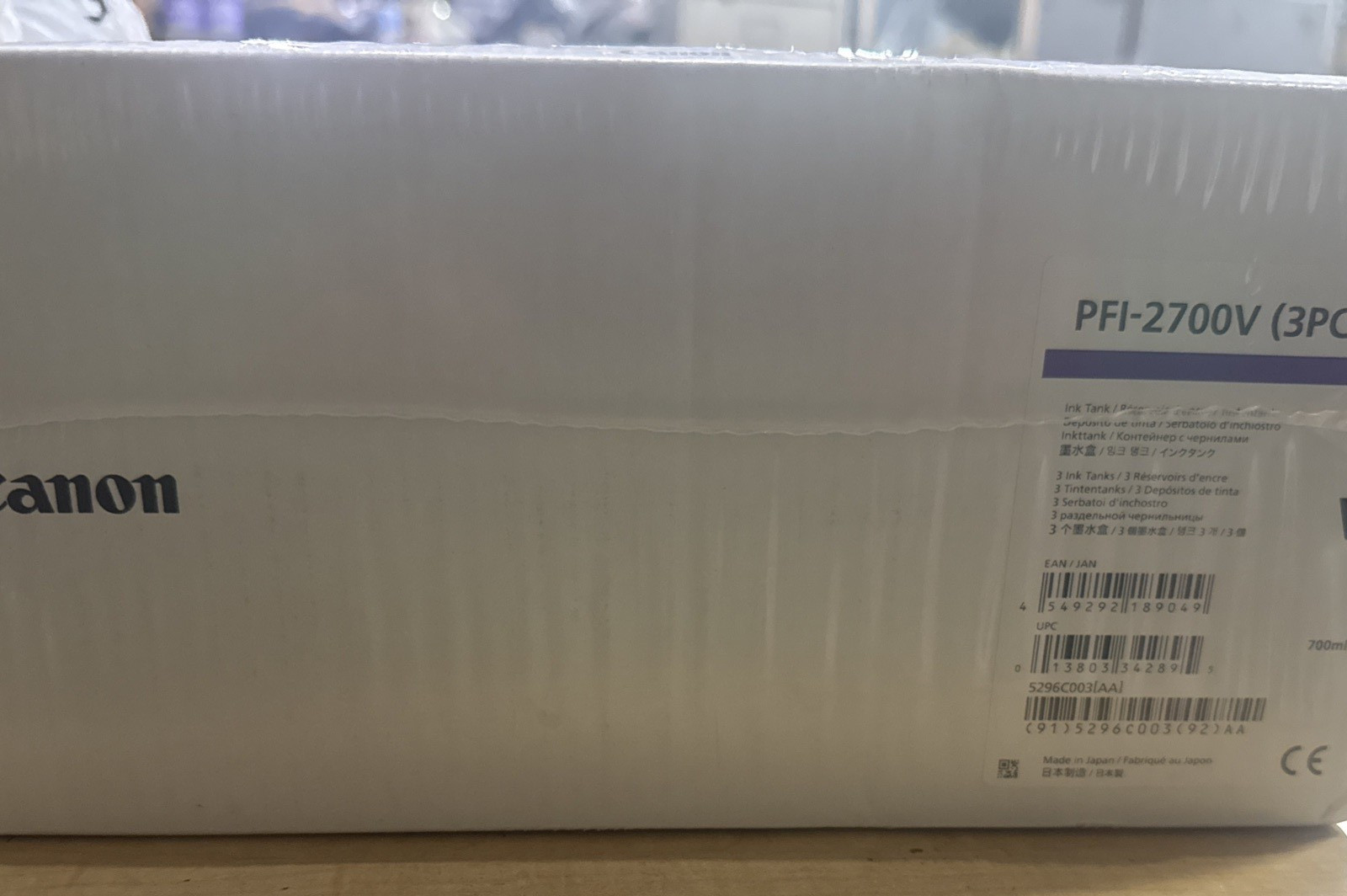 Canon PFI-2700V Original Inkjet Ink Cartridge - Violet Pack (cnm5296c001aa)