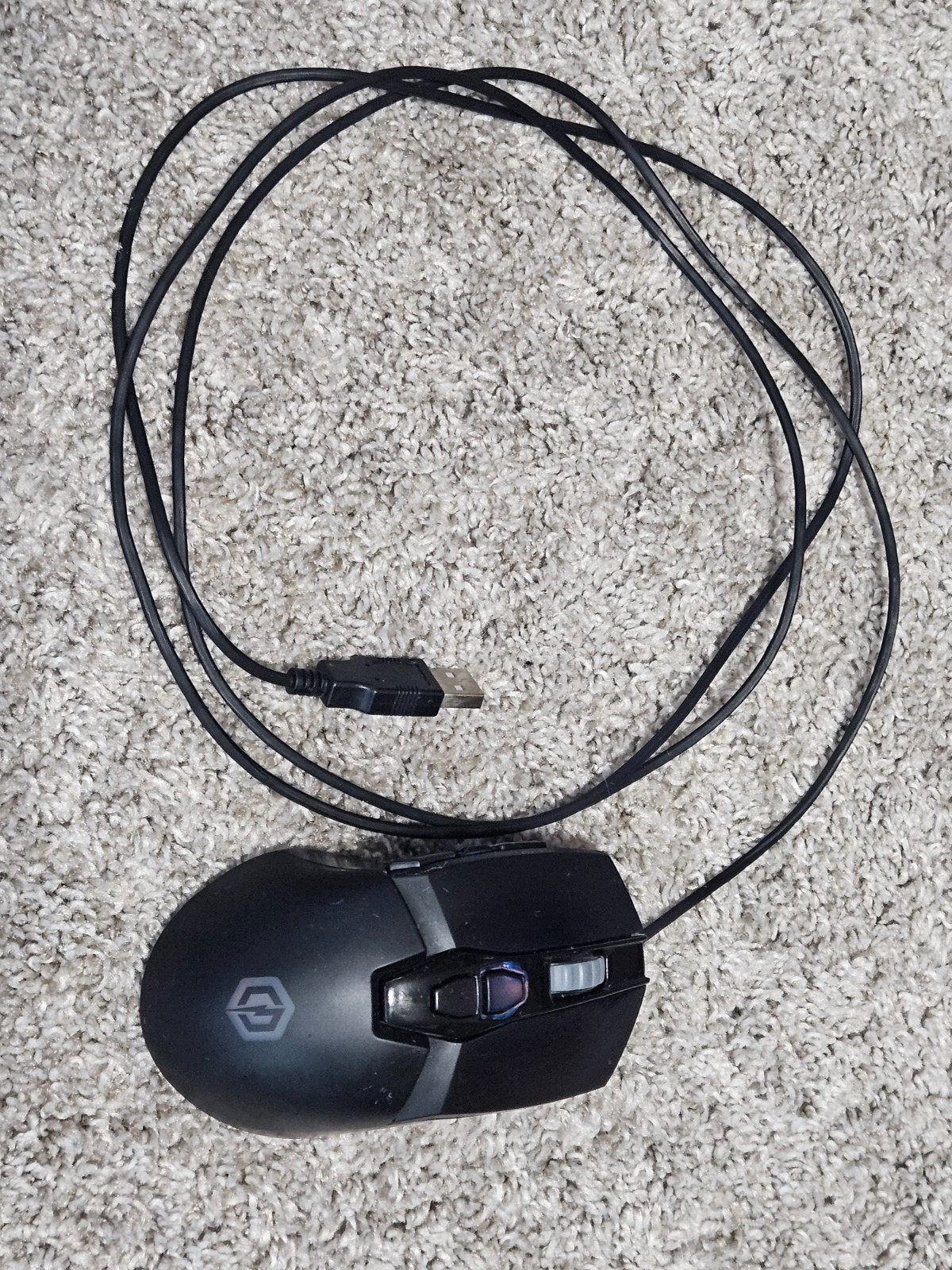 Cyber Power Gaming Optical Mouse wired Elite M1 – 131-Tested Works 
