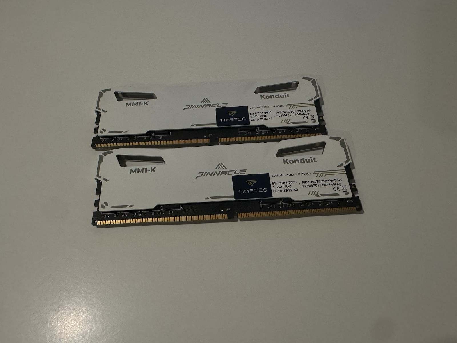TimeTec Pinnacle Konduit MM1-K 16GB (2x8GB) RAM DDR4 3600MHz PKMD4U36C18CNHW8G