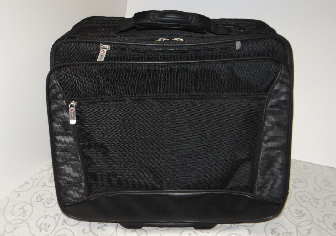 Foray Laptop Computer Trolley Bag For 15.4" Laptop-Black(LOC TUB L-40)-Pre-Owned