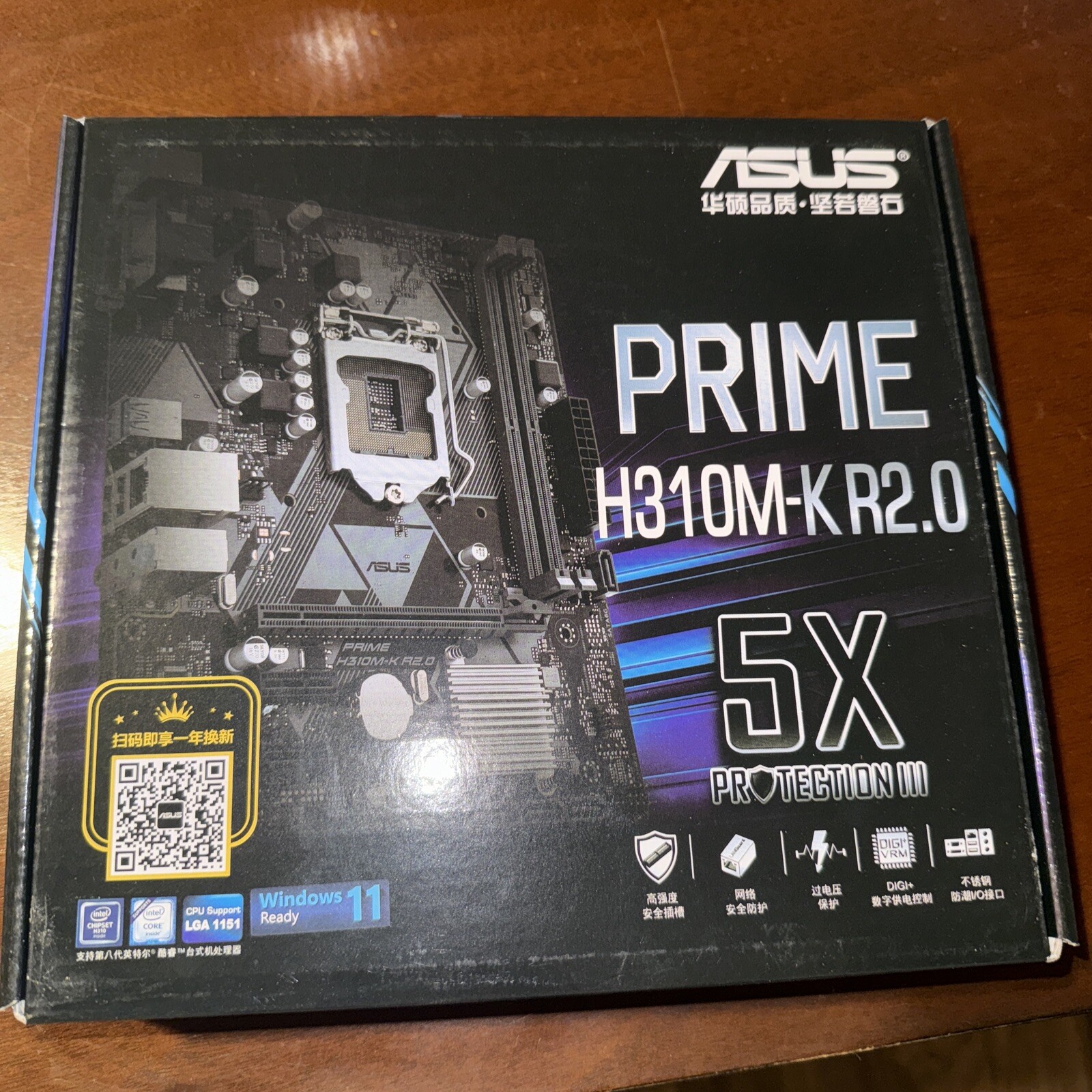 ASUS Prime H310M-K R2.0 Motherboard LGA1151 DDR4 H310 Intel 8th/9th Gen