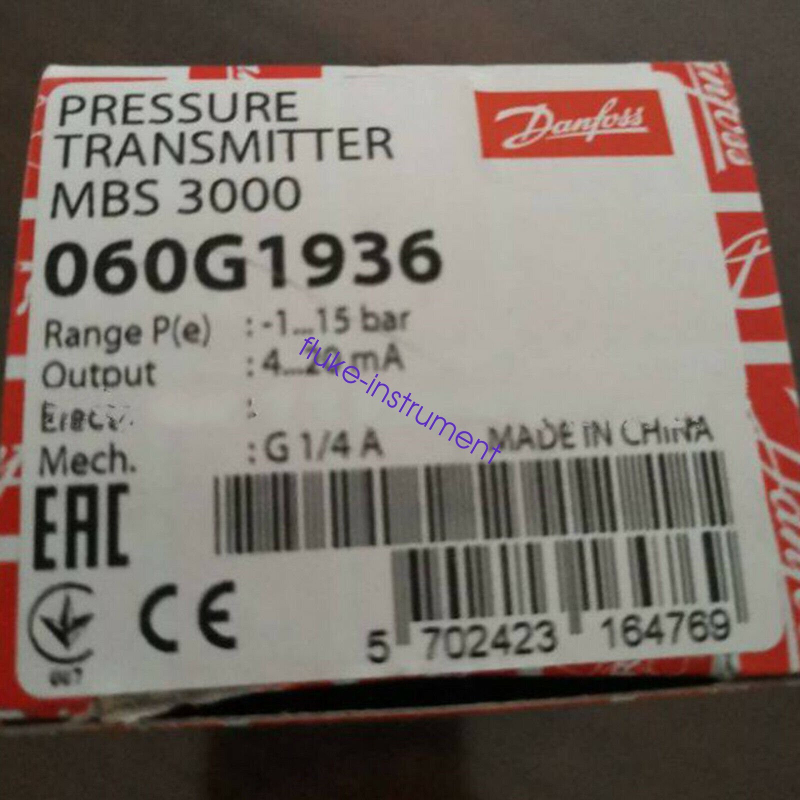 ONE NEW DANFOSS 060G1936 Pressure Transmitter fedex or DHL