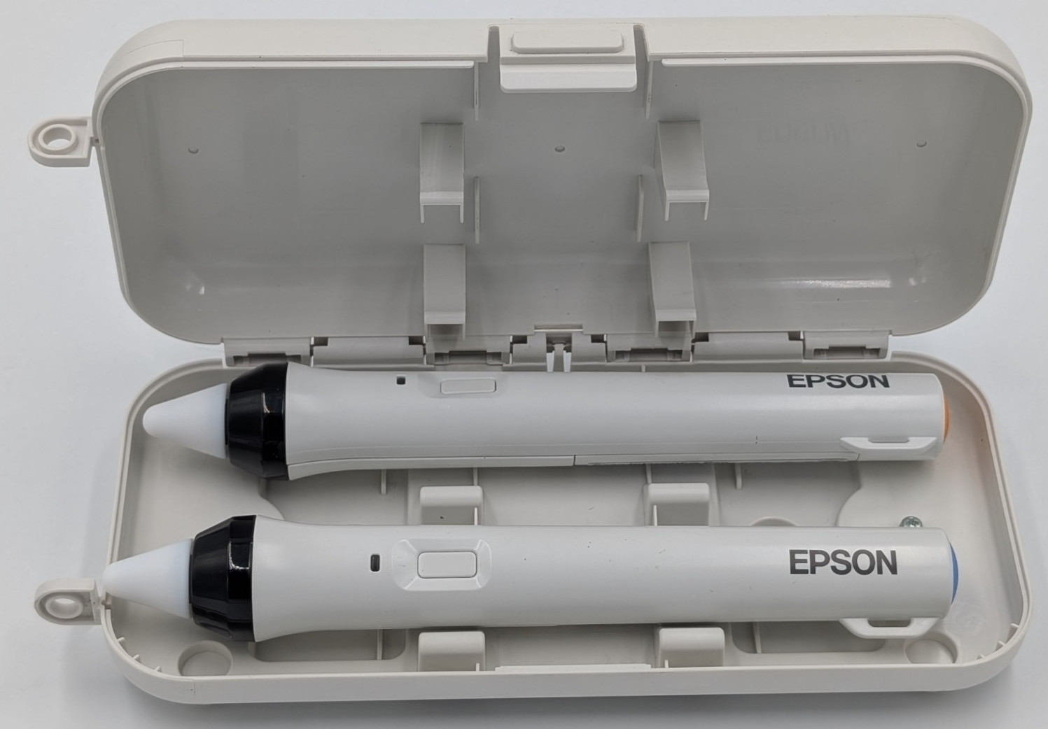 Epson ELPPN04 Easy Interactive Pen Orange & Blue Stylus Pens & Magnetic Case