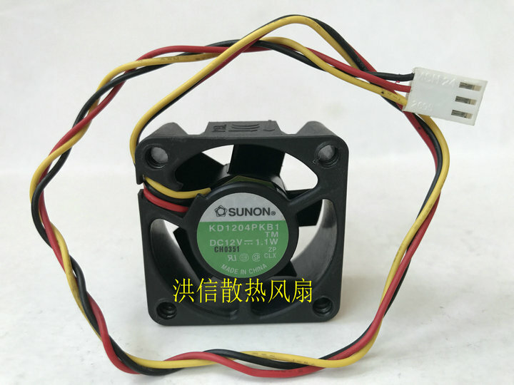 1 PCS SUNON Fan KD1204PKB1 DC12V 1.1W 4020 4CM 3 Pin Cooling fan