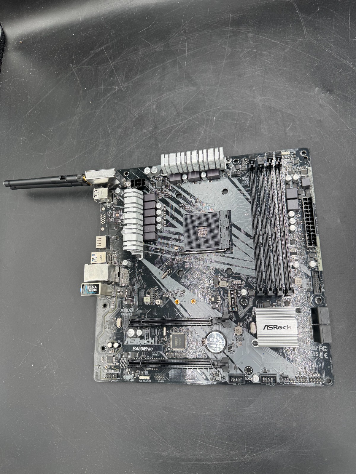 ASRock B450M/ac AM4 AMD B450 DDR4 Micro ATX Motherboard WiFi Rev 1.02