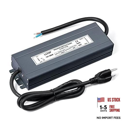 12V DC LED Driver Waterproof IP67 Power Supply 300W 25A 12v 300w