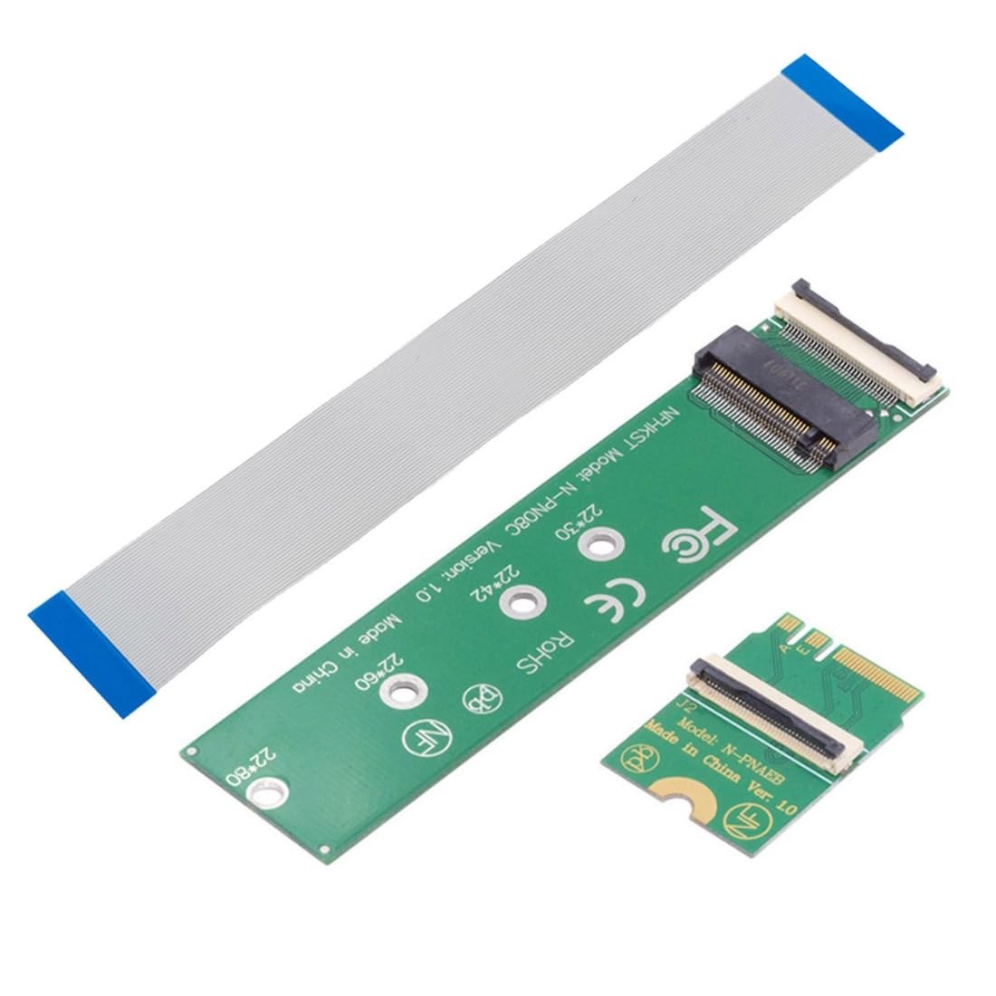 M.2(A+E Key) 2230MM to NVME M-Key Extension Card Adapter for Motherboard NVME...