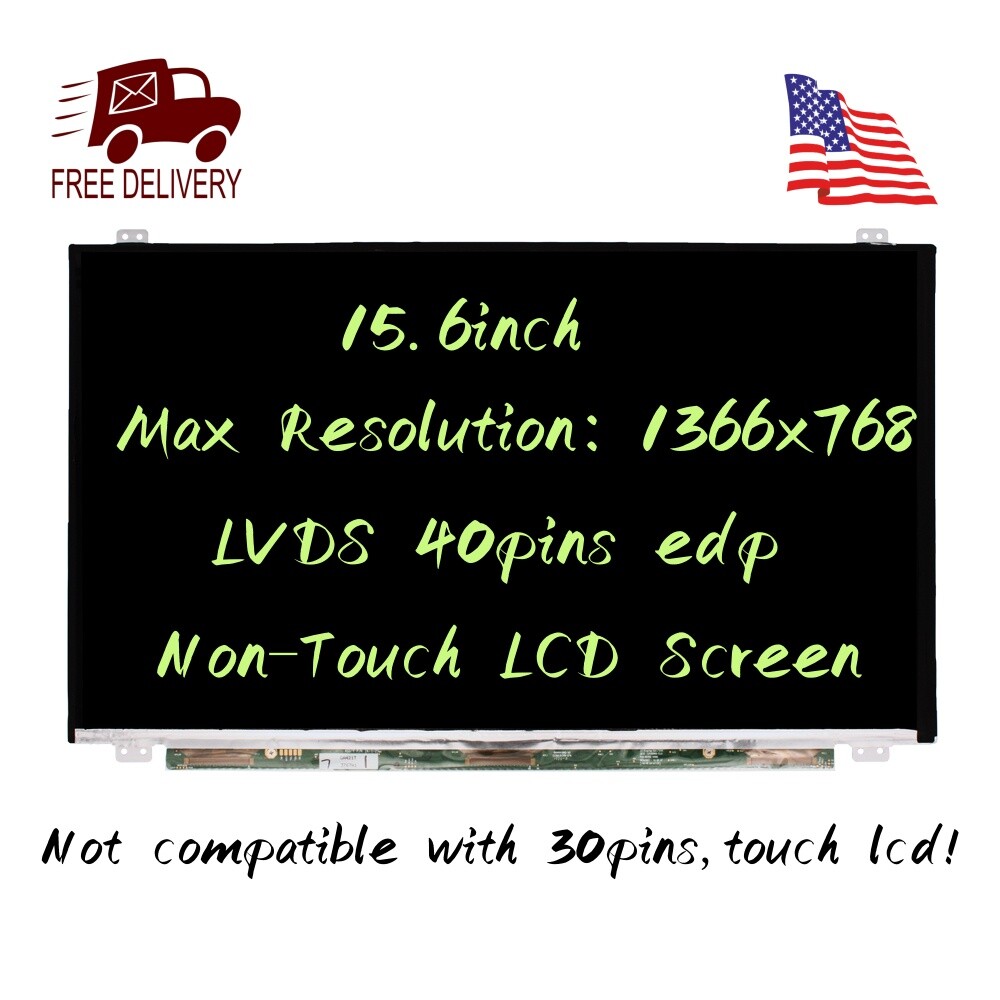 LTN156AT30-H01 40 Pins Screen Replacement LCD LED Display 15.6'' HD NEW Panel