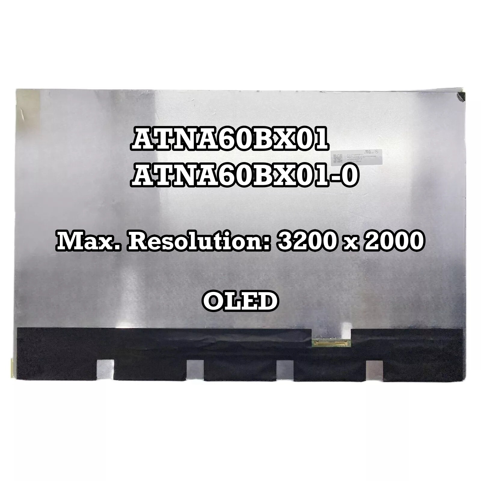 ATNA60BX01 ATNA60BX01-0 16.0 Inch OLED 3200X2000 Laptop Panel Display Non-Touch