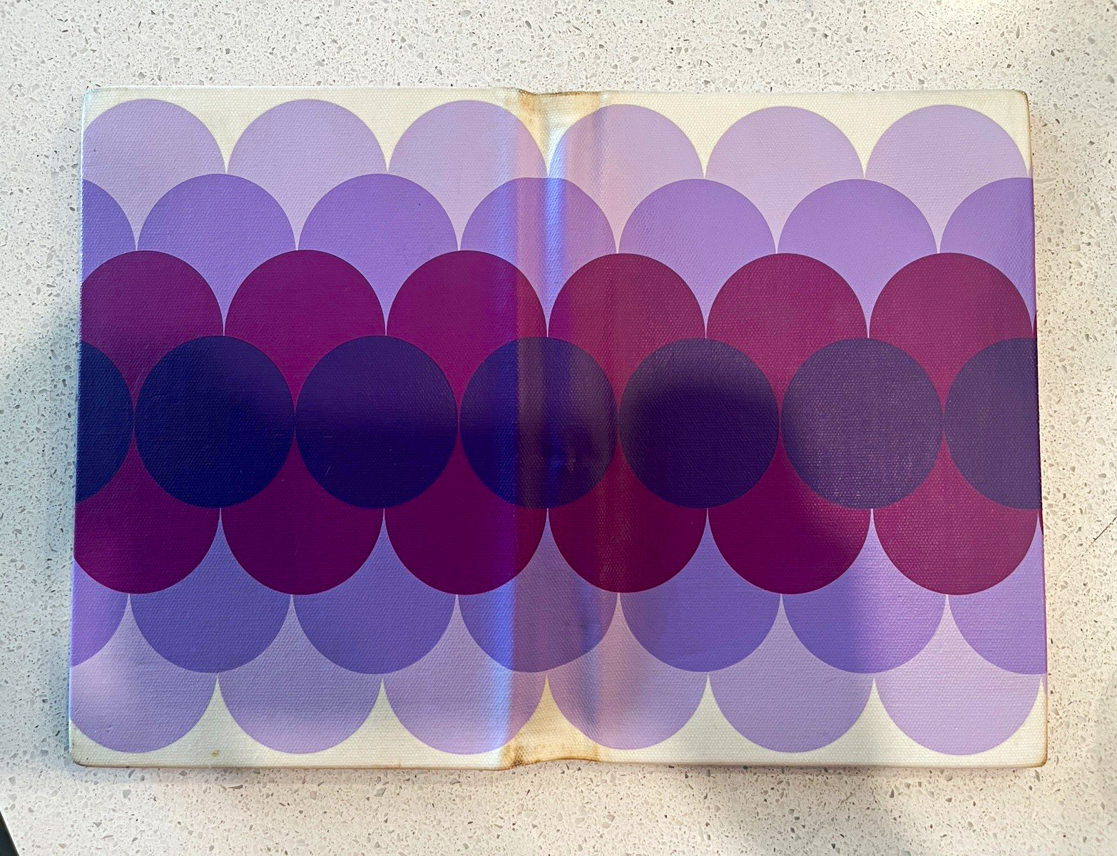 Barnes & Noble NOOK Tablet 7” Jonathan Adler Purple Geometric Folio Case Cover