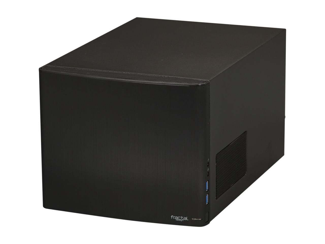 Design Node 304 Black Aluminum/Steel Mini-ITX Small Form Factor Computer Fractal
