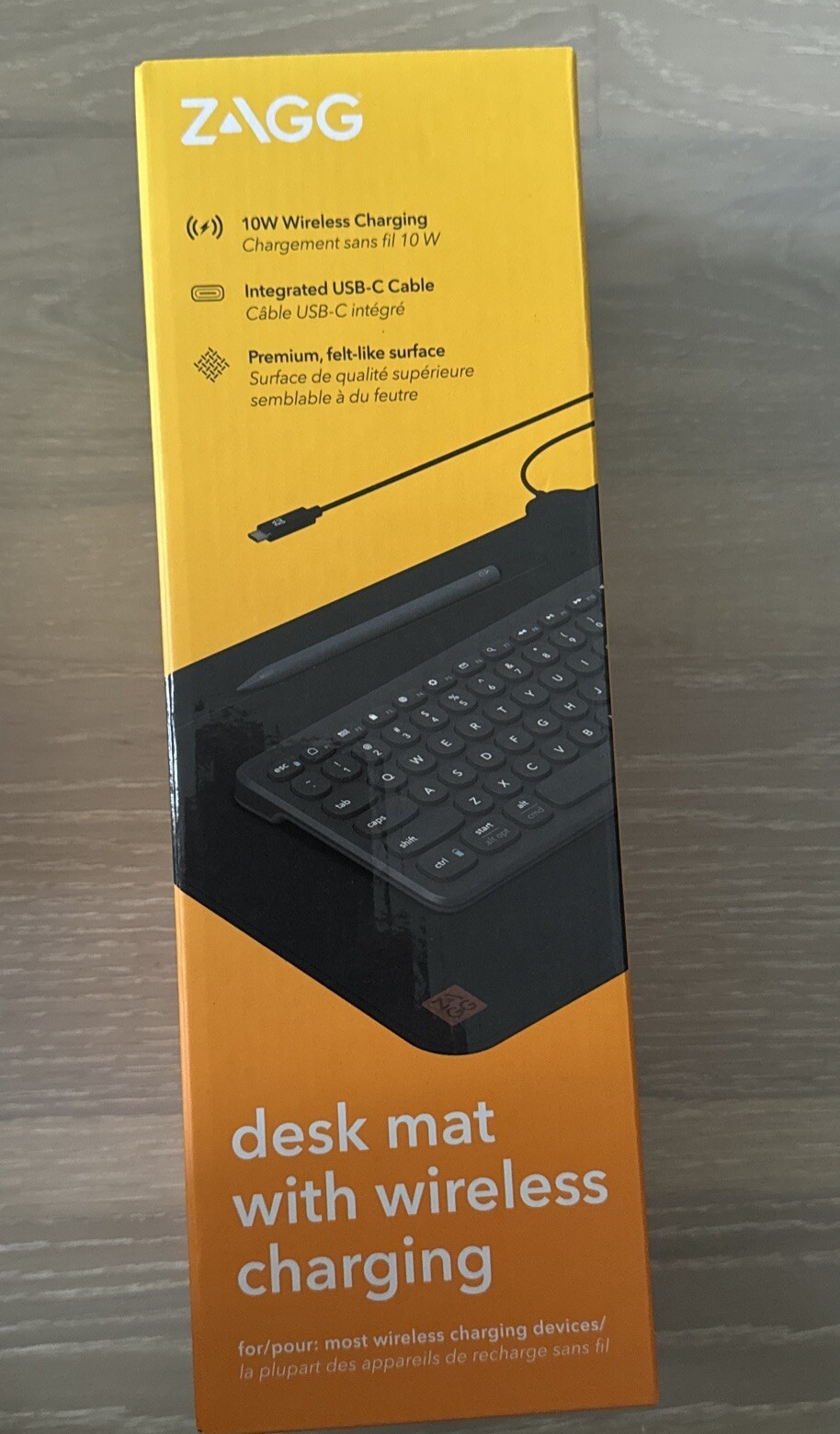 Brand New Authentic ZAGG Desk Mat With Wireless Charging