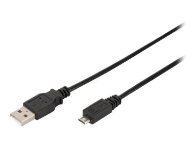 Digitus USB 2.0 connection cable type A micro B pcs/pcs cable AK-300110-018-S