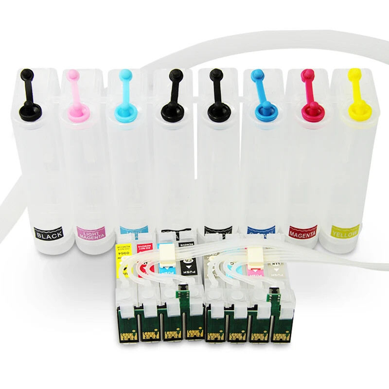 Empty CISS Refilling Continuous Ink Supply System for Epson Stylus R2880 Printer