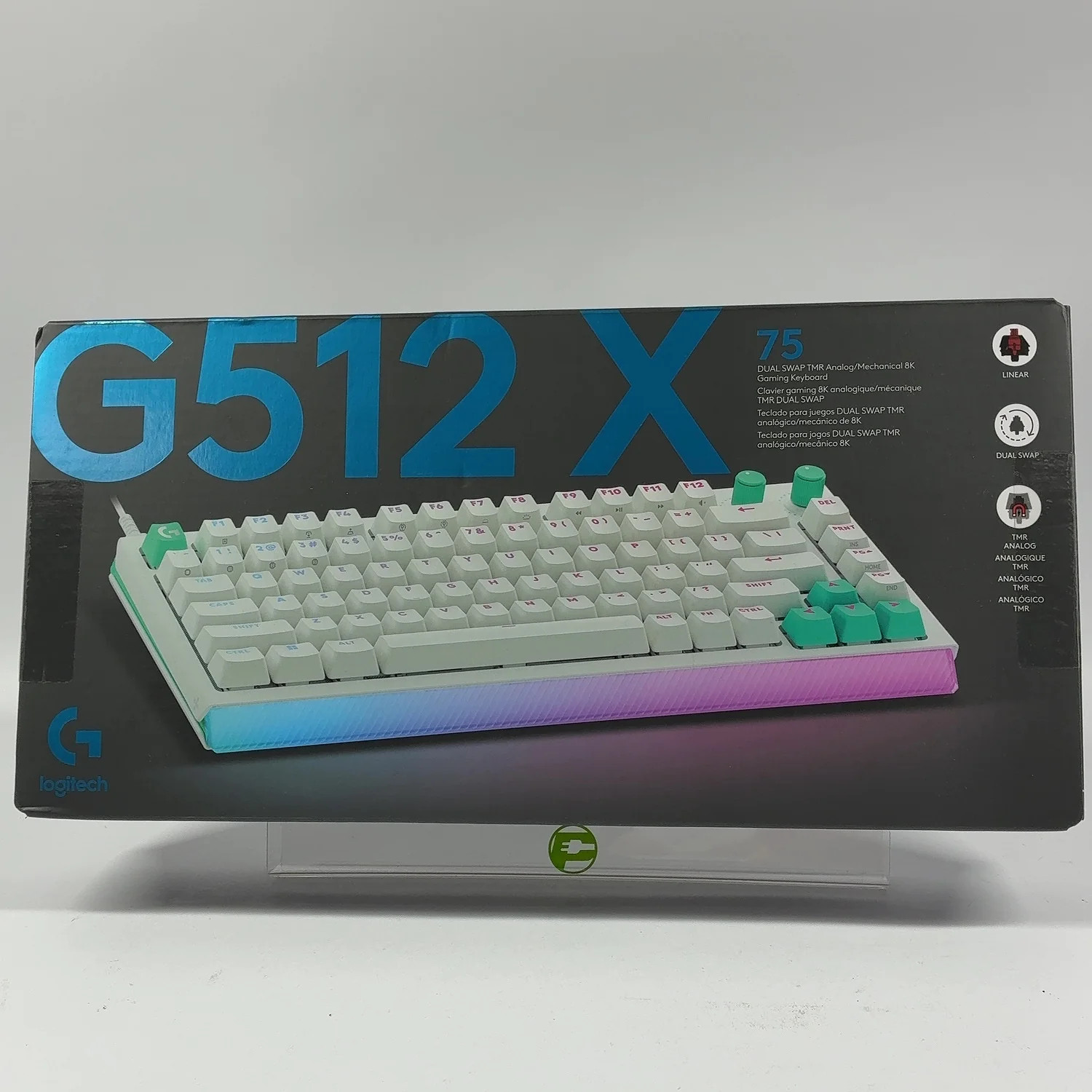 New Logitech G512 X 75 Wired Keyboard White