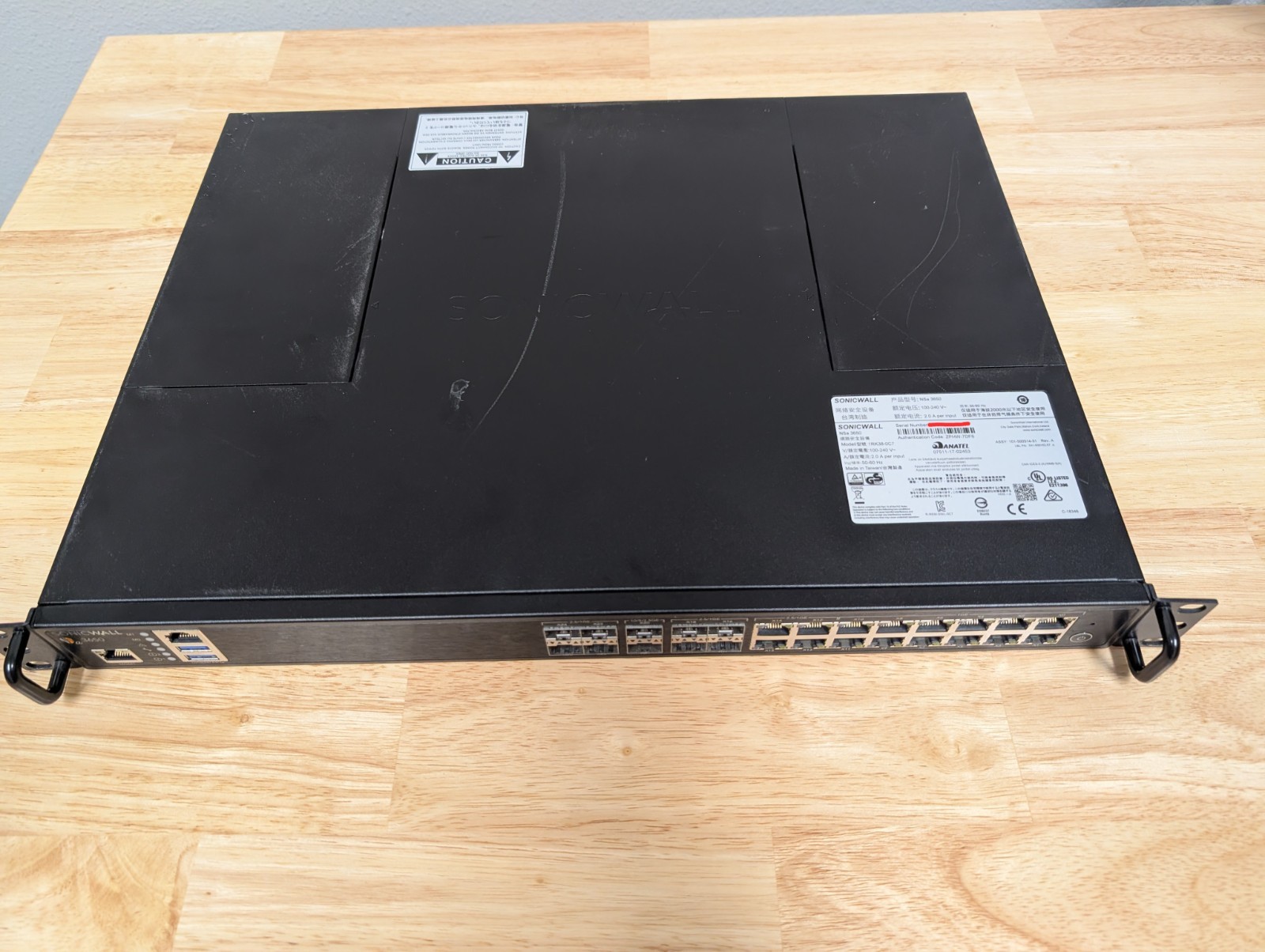 SonicWALL NSA 2650 Network Security/Firewall Appliance