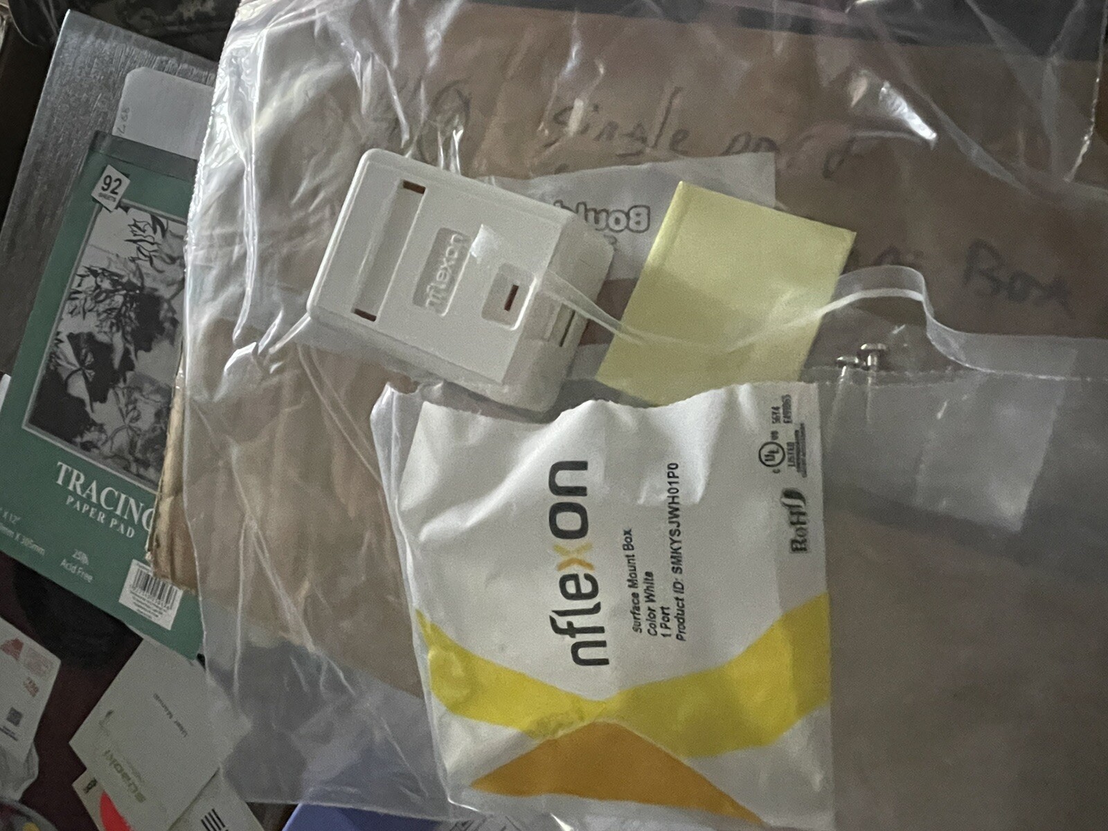 nflexon White surface mount box