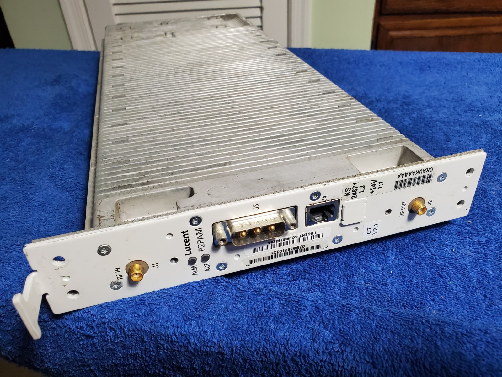 Alcatel Lucent Flexent OneBTS P2PAM Power Amplifier KS24671-L3 CRAUKAAAAA 408762