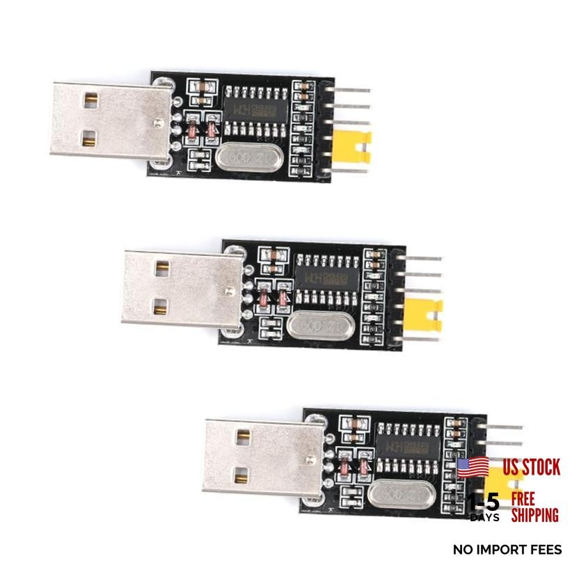 3Pcs CH340 USB to TTL Serial Converter Module, USB-to-Serial Adapter Board