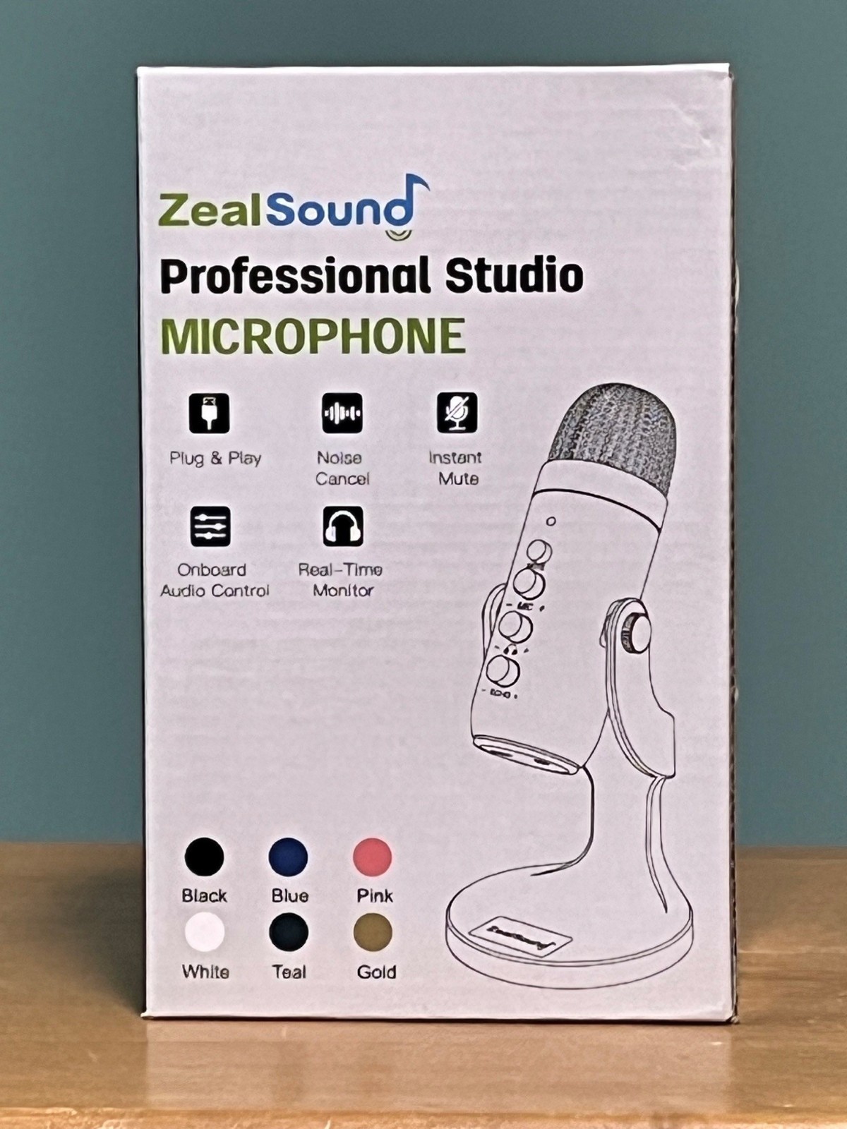 ZealSound K66 USB Condenser Microphone Studio Podcast Gaming Mic NEW