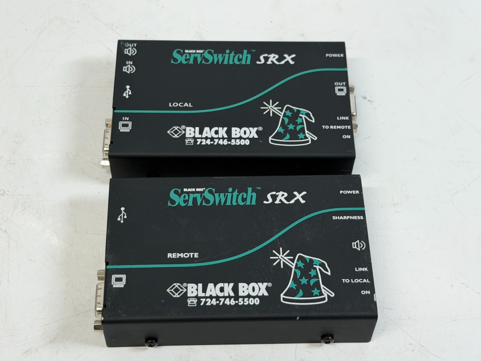 Black Box Wizard SRX VGA + USB Extender REMOTE and LOCAL (ACU5051A)