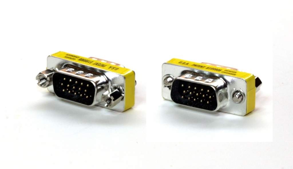 HD15 Male to Male Mini Gender Changer