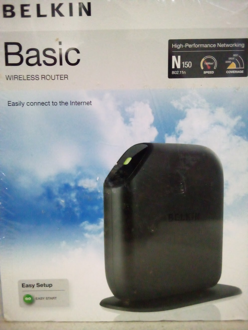 Belkin Basic F7D1301 Wireless Router 802.11n 150 Mbps - New