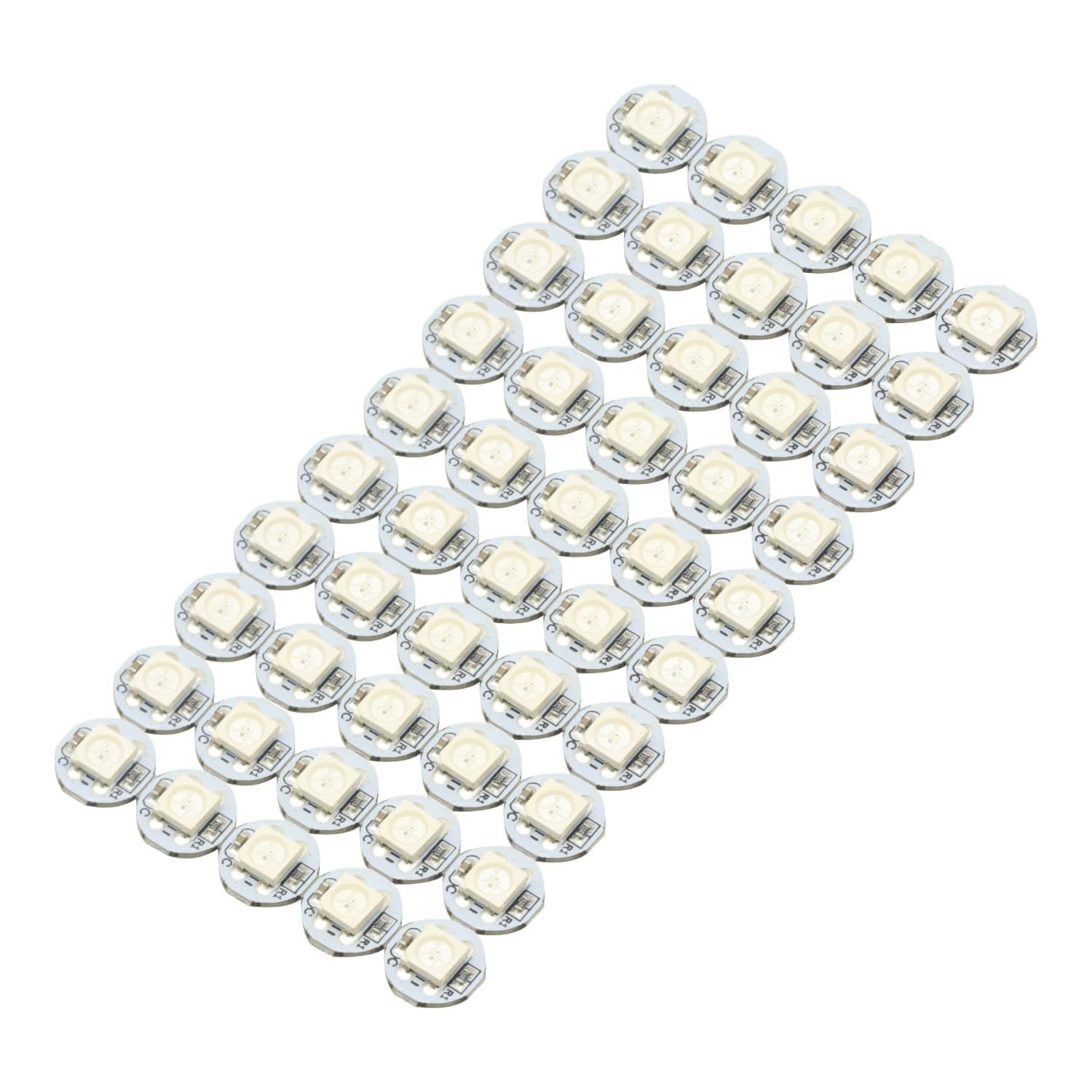50 PCS 10x3mm WS2812B 5V SMD 5050 RGB LED Module Mini PCB Board for Arduino