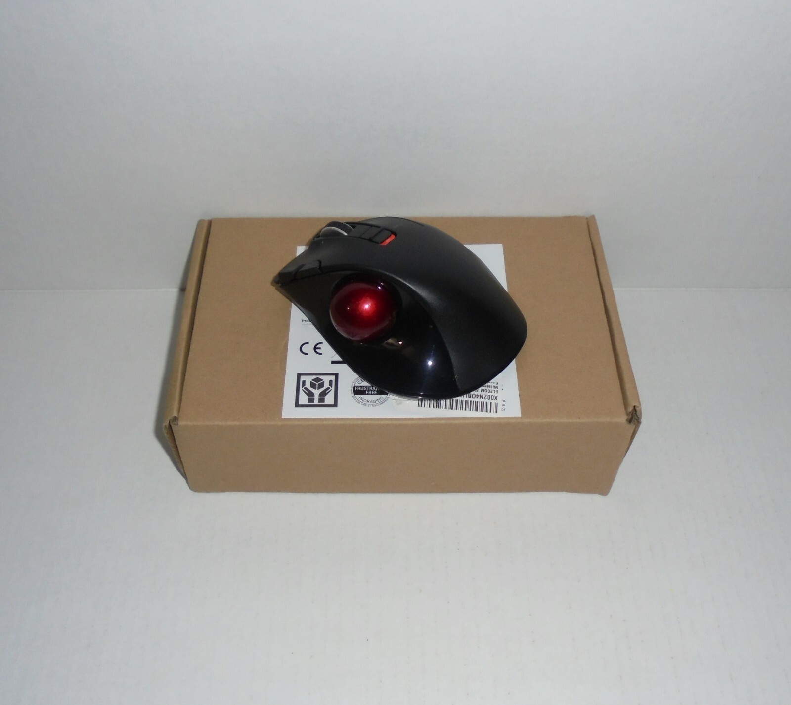 Elecom EX-G Track Ball Mouse Wireless Right Hand M-XT3DR BK-G Box & Instructions