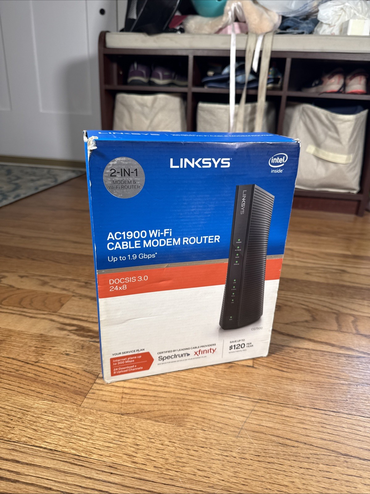 Linksys AC1900 Dual-Band Wi-Fi Router 300mbps - CG7500 Docsis 3.0