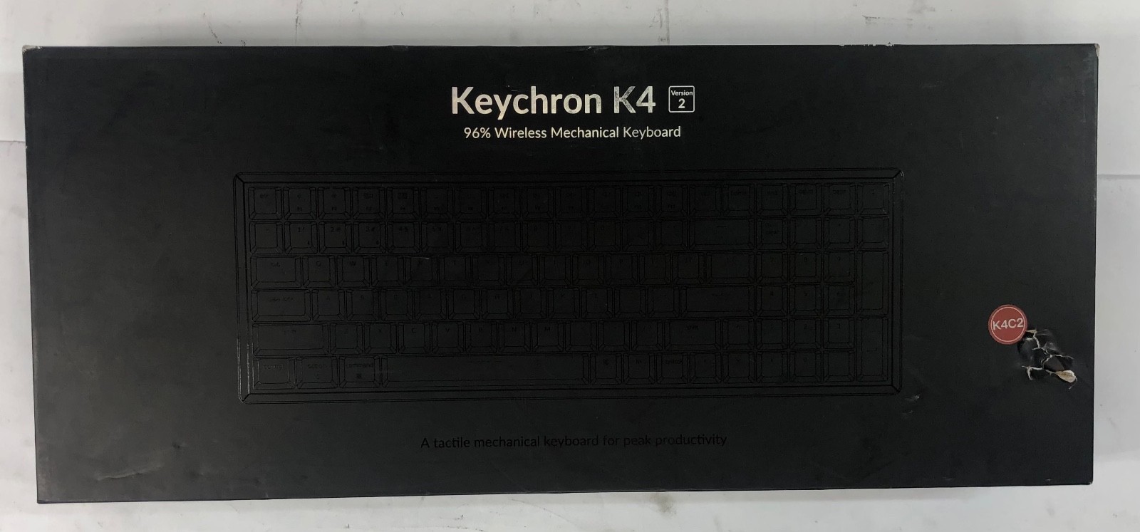 Keychron K4 V2 Wireless Mechanical Keyboard Brown Switches White Backlit K4C2