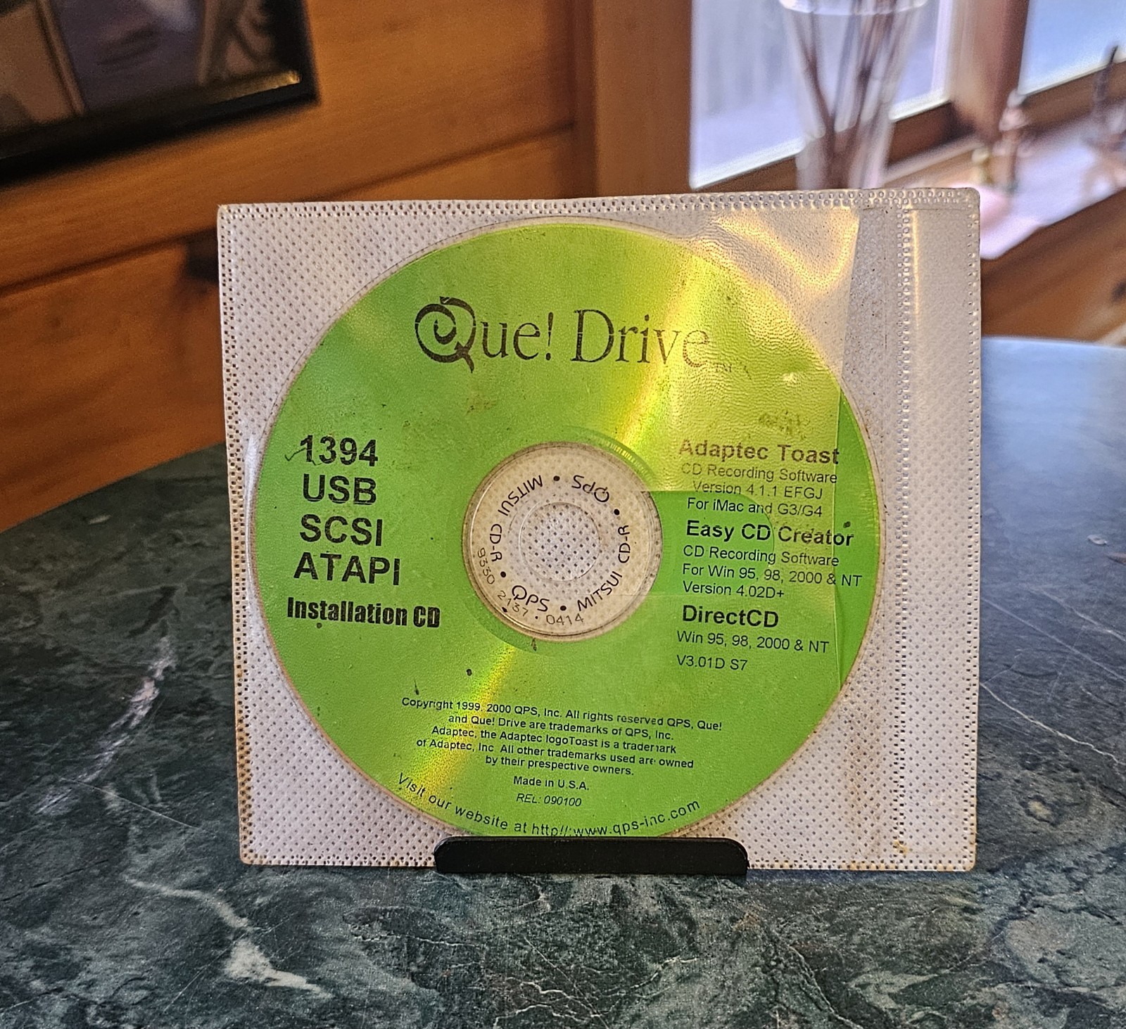 Que Drive Software Driver Disc Win9x MacOS X Tested