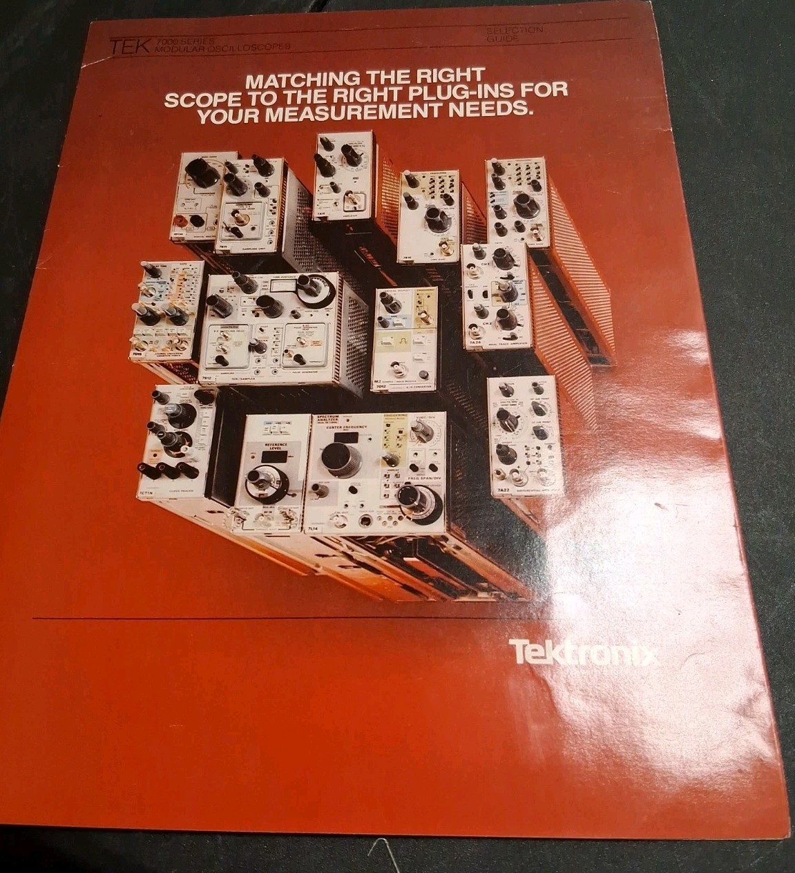 VINTAGE RARE 1982 TEKTRONIX BROCHURE SELECTION GUIDE 