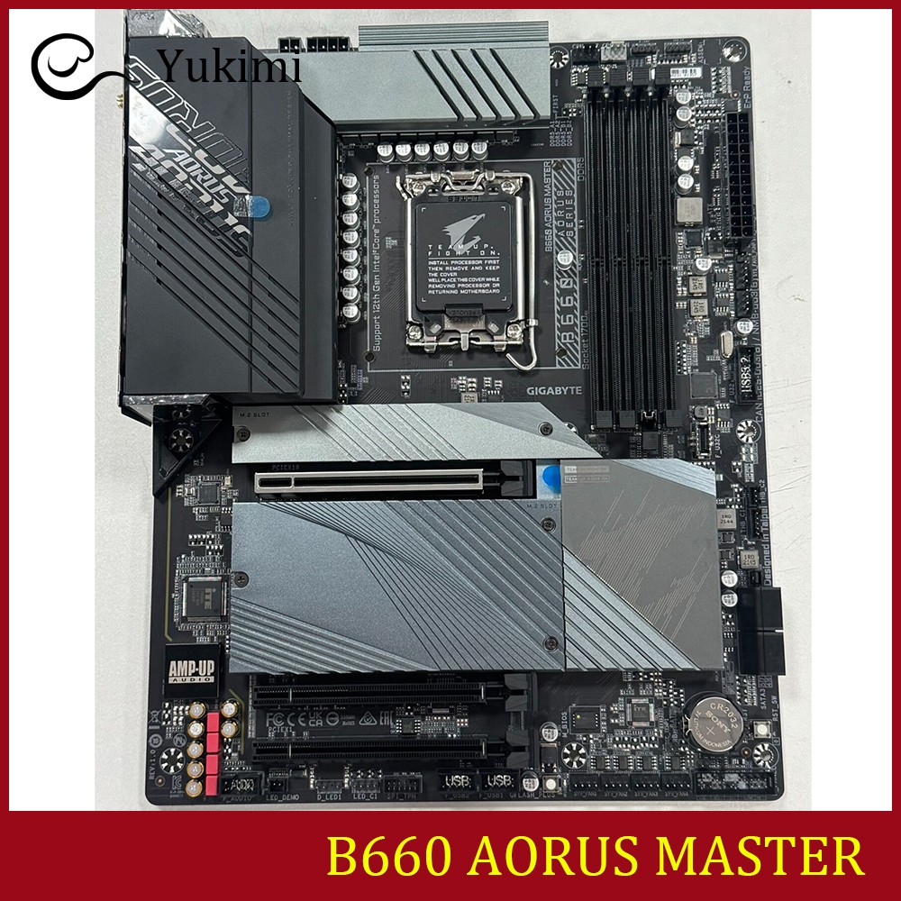 FOR GIGABYTE B660 AORUS MASTER LGA1700 DDR5*4 192GB HDMI DP ATX Ｍotherboard