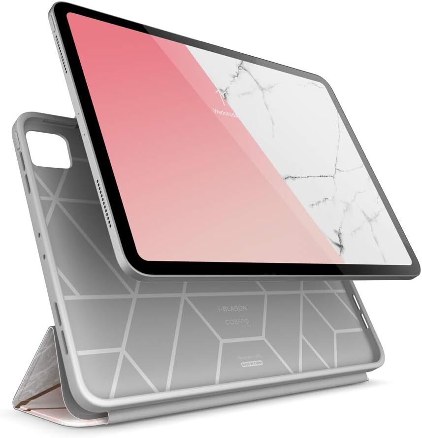 i-Blason for iPad Pro 11" M4 Case 2024 Pen Holder Slim Trifold Stand Smart Cover