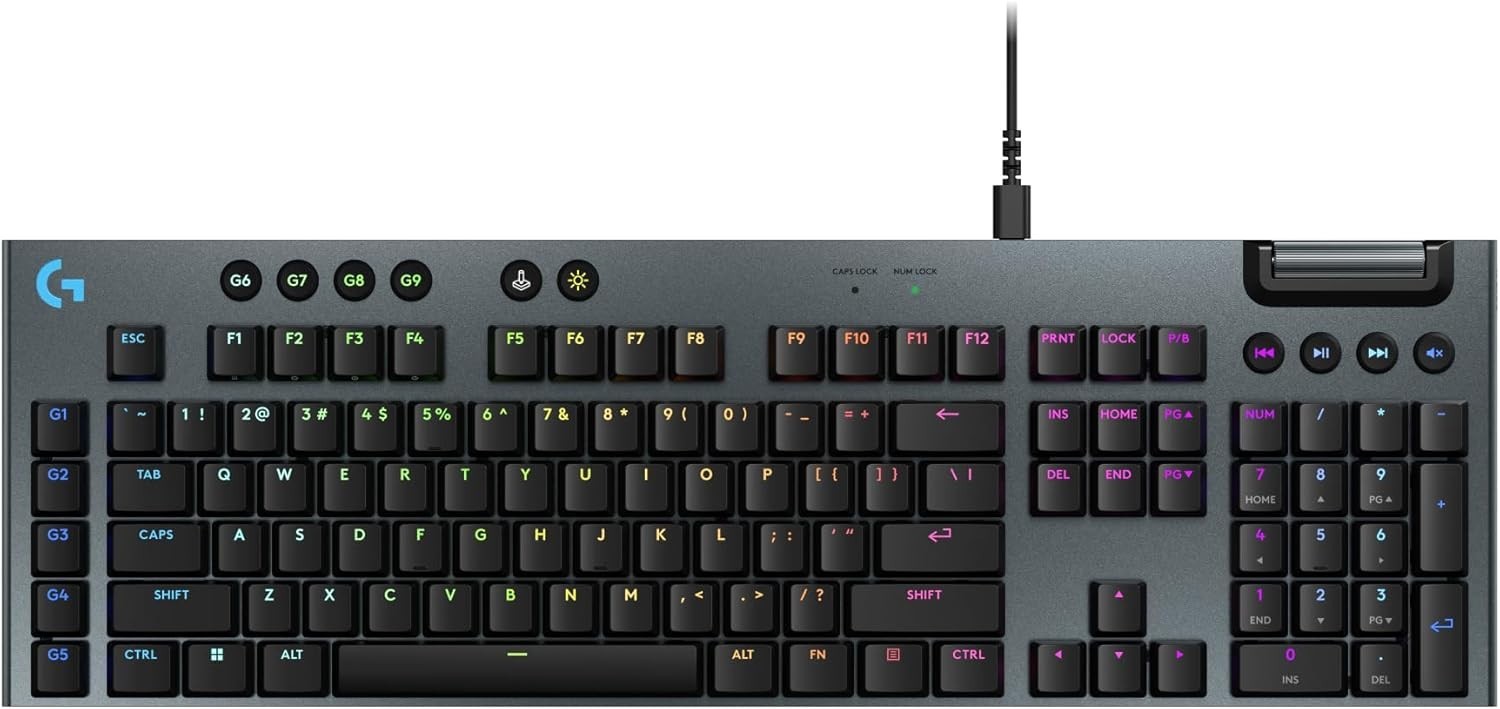 Logitech G915 X Wired Mechanical Gaming Keyboard RGB Backlit Mac / PC Tactile