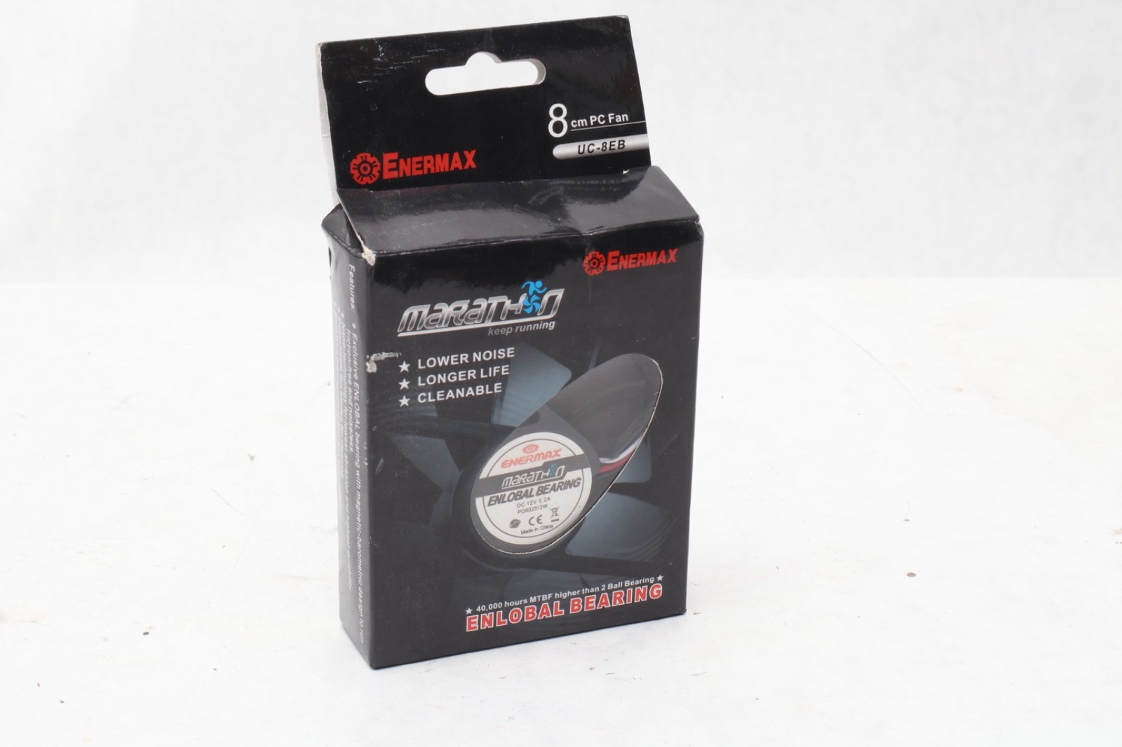NEW Enermax Marathon 80mm Silent PC Case Fan UC-8EB