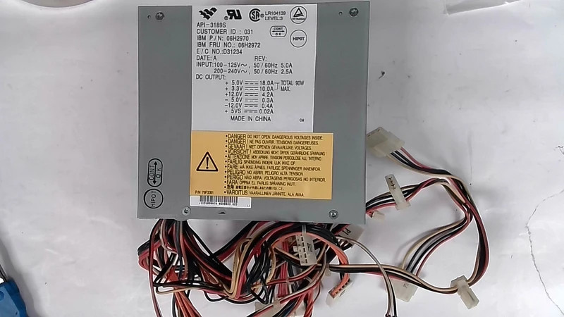 06H2970, 06H2972 ibm power supply pulled from PC330 - clone of original part