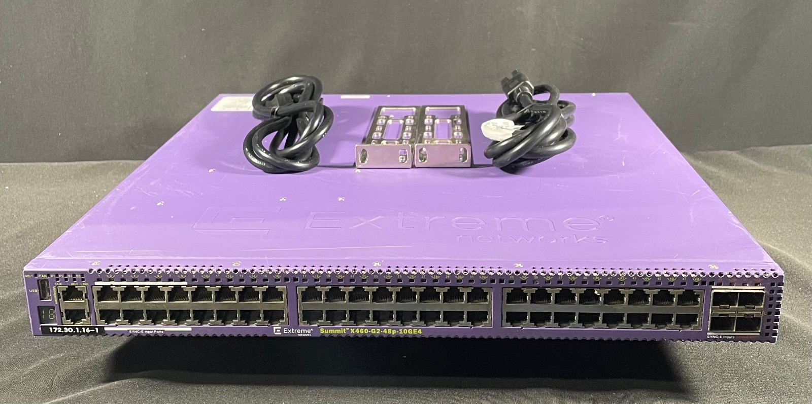 Extreme Networks 16704 X460-G2-48P-10GE4 48x1GB RJ45 4x SFP+ Switch-Fast Ship