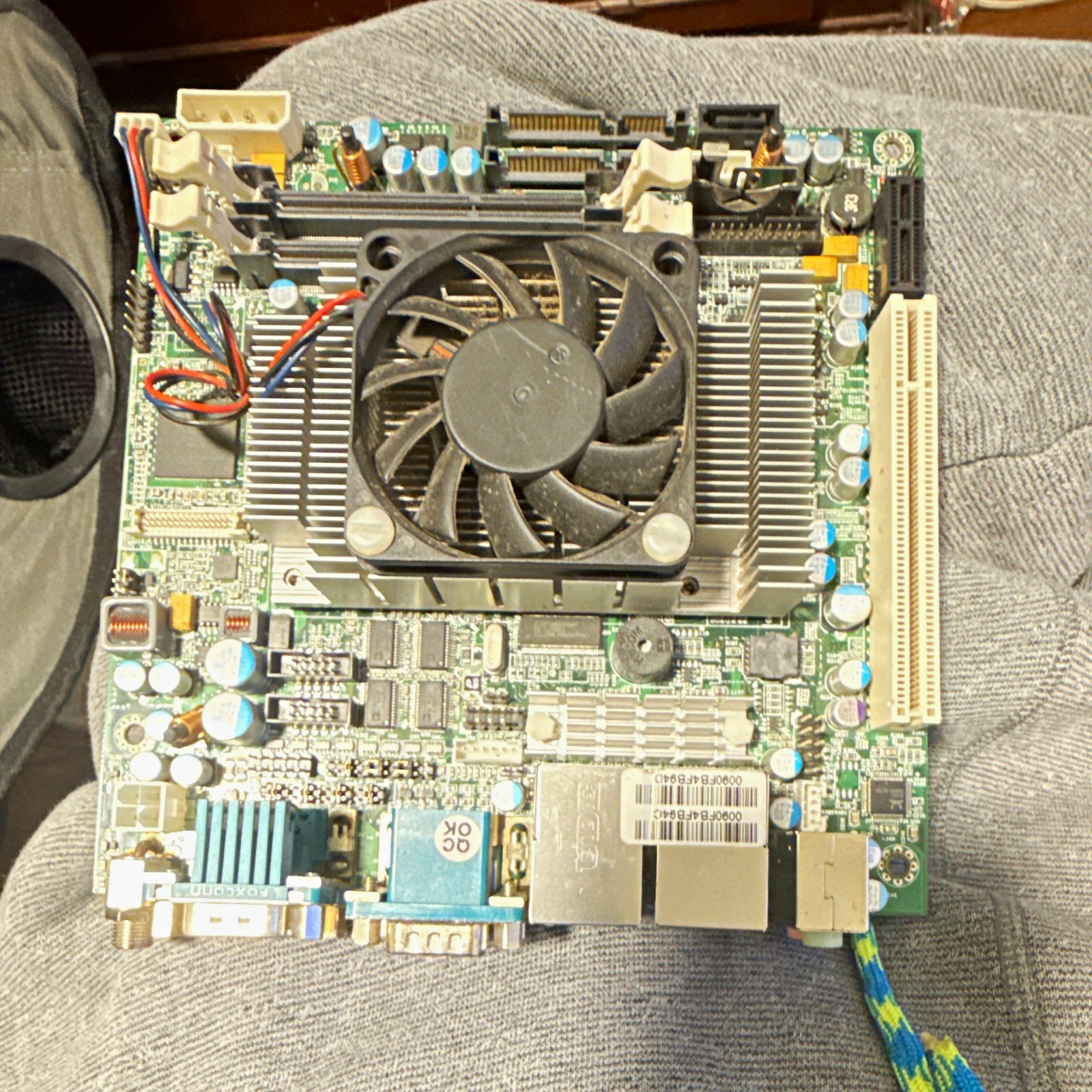 Portwell WADE-8075 Industrial Mini ITX Motherboard Intel Atom D525 ICH8M Dual LA