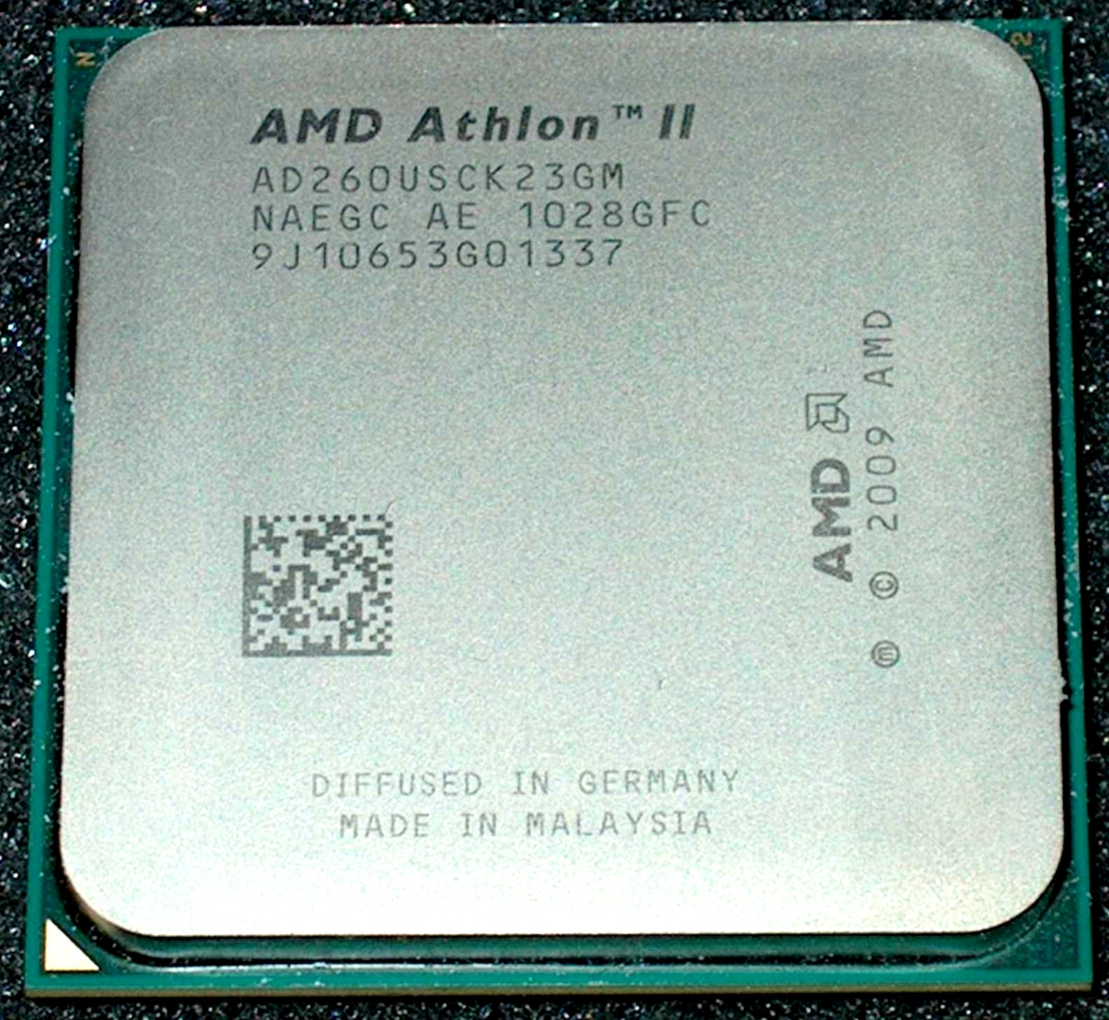 AMD Athlon II X2  1.8 GHz DUAL CORE 260u 25 WATT  PROCESSOR,  AD250USCK23GQ, AM3