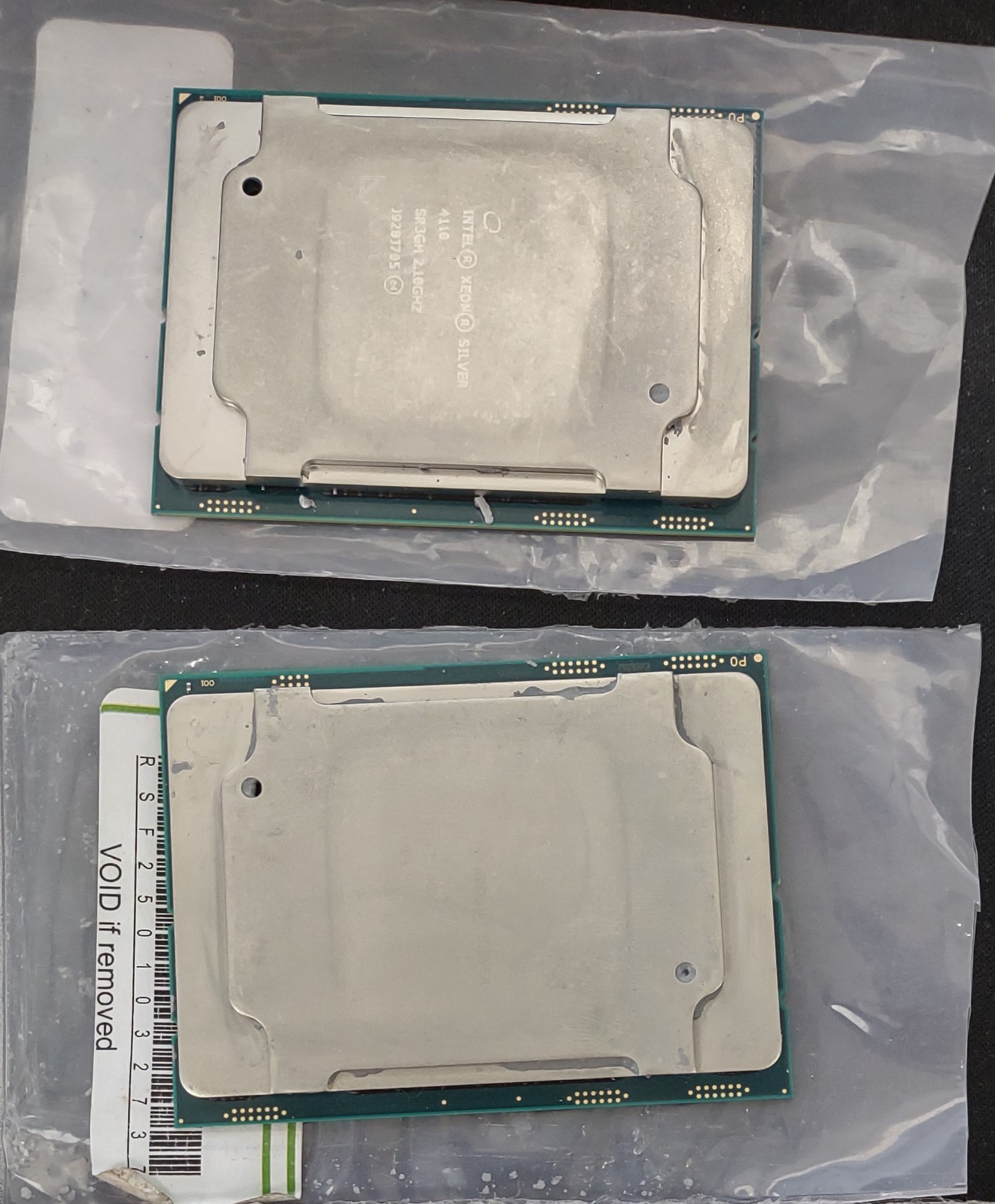 2x Intel Xeon Silver 4110 2.1GHz 8 Core / 16 Thread CPU – LGA3647 Barely used