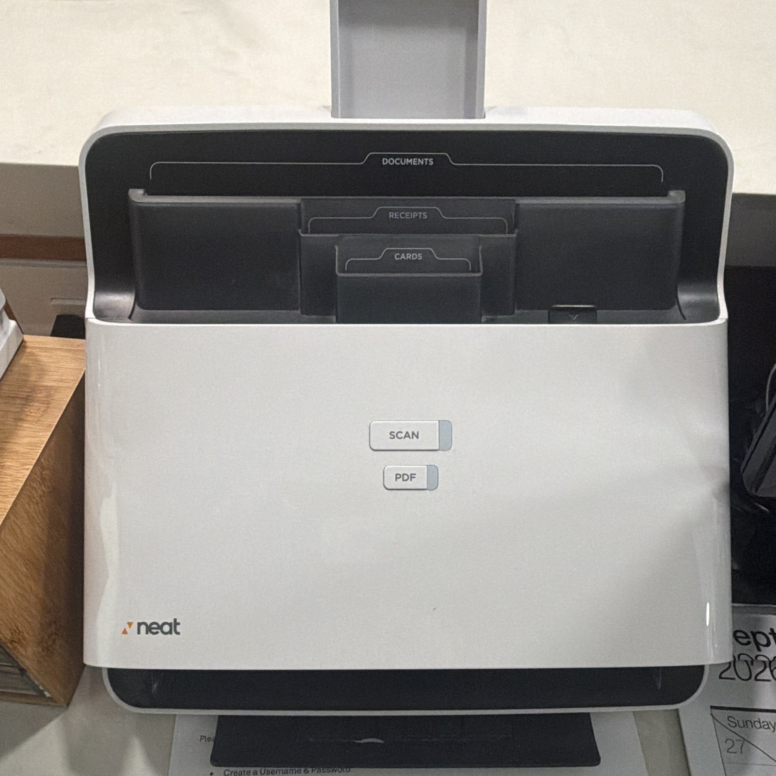 Neat Desk Desktop Scanner Digital Filing System ND-1000 USB/Power