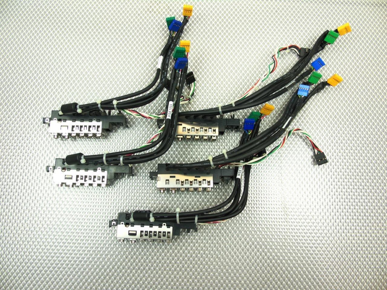 Lot of 5 - HP Compaq Pro 4000 SFF PC Front Audio USB Port w/ Cable  - 611897-001