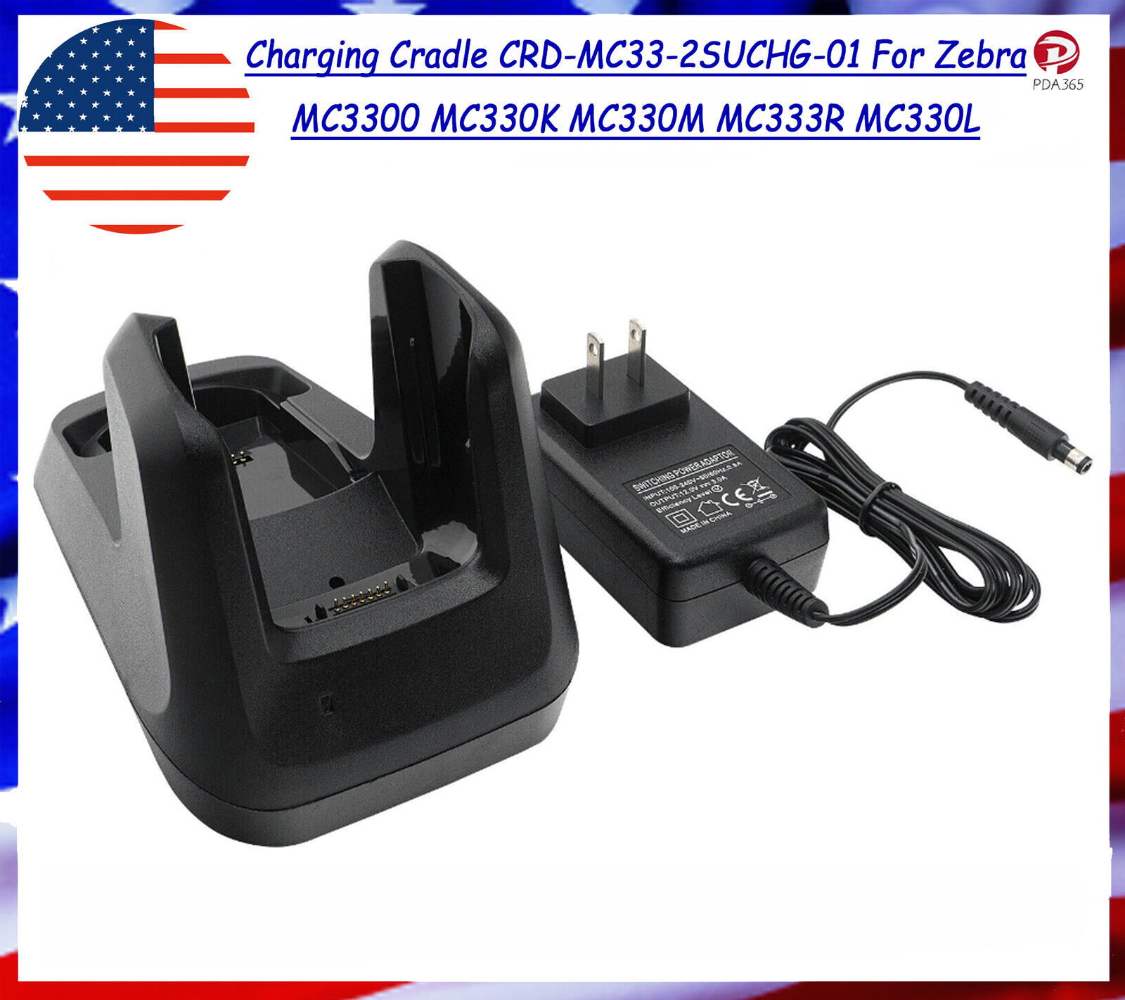 NEW Charging Cradle CRD-MC33-2SUCHG-01 For Zebra MC3300 MC330K MC330M USA STOCK