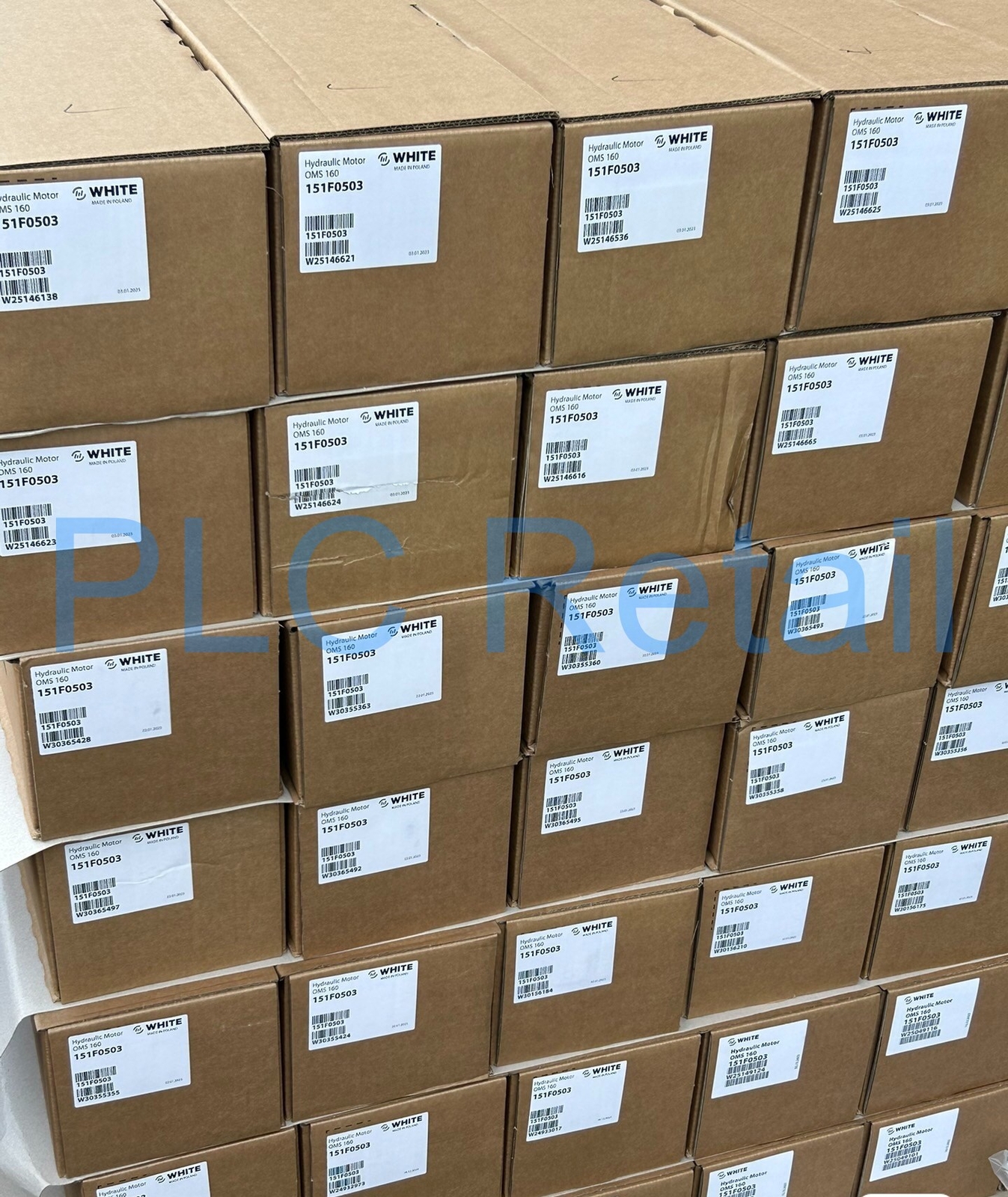 1PCS NEW WHITE/Danfoss Hydraulic motor OMS160 151F0503 FedEx or DHL
