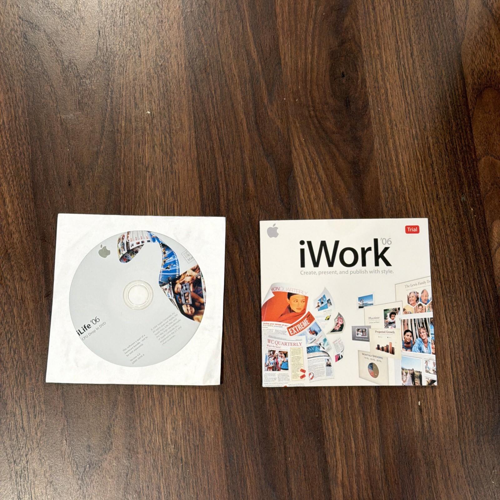 Apple iWork/iLife ‘06 (V 2.0.1) Install DVD for Macintosh OSX 