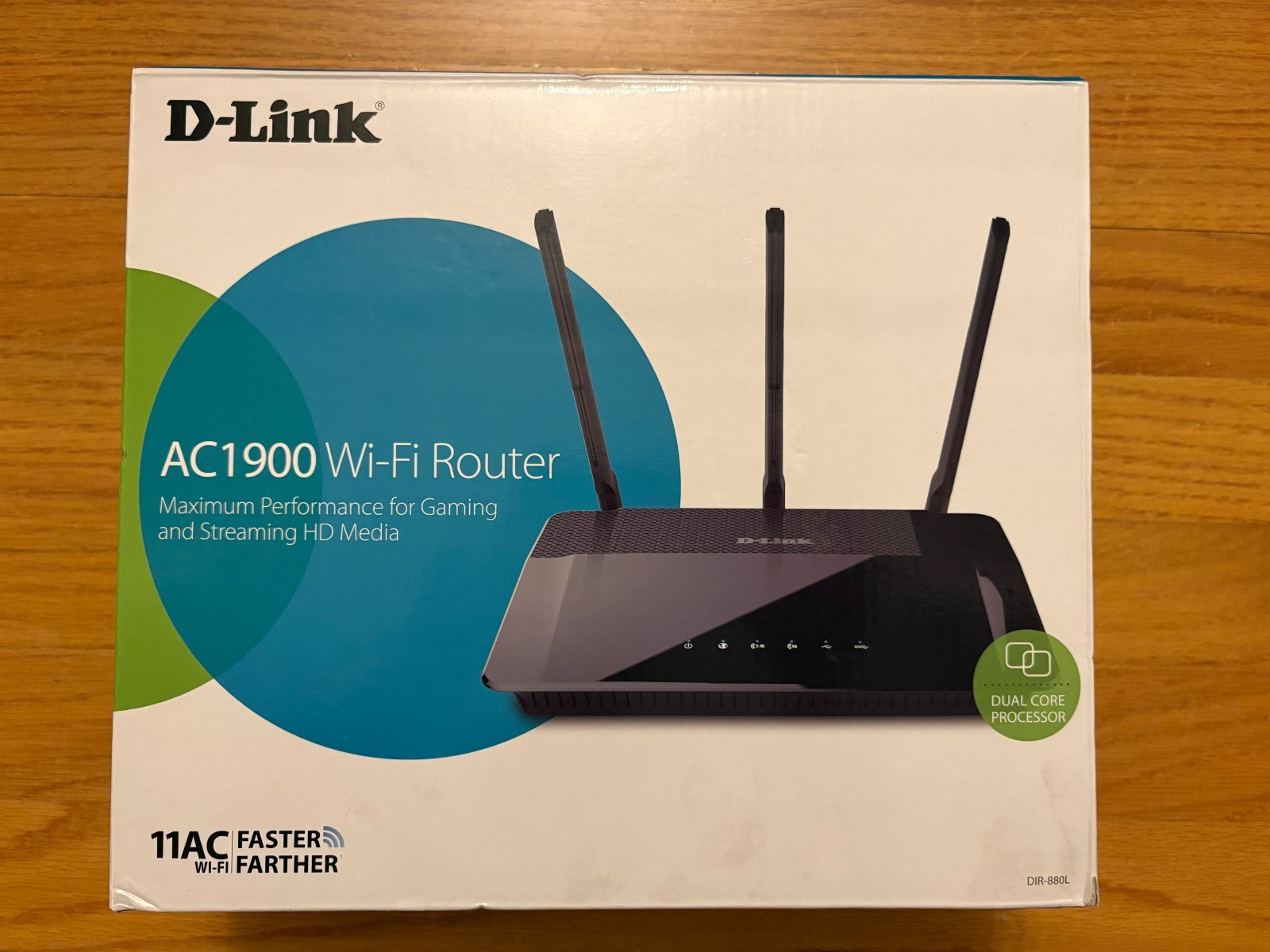 D-Link Wireless AC1900 Dual Band Gigabit Cloud Router, DIR-880L